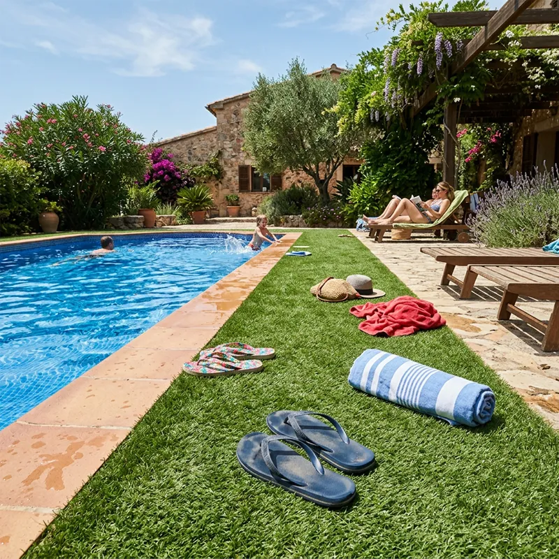 Arquiservi - Relva artificial Jardim Ultra 40mm / Rolo 2 x 15m (30m²) Alta Densidade, Resistente UV, Fácil Instalação para Jardim, Terraço e Piscina - 7