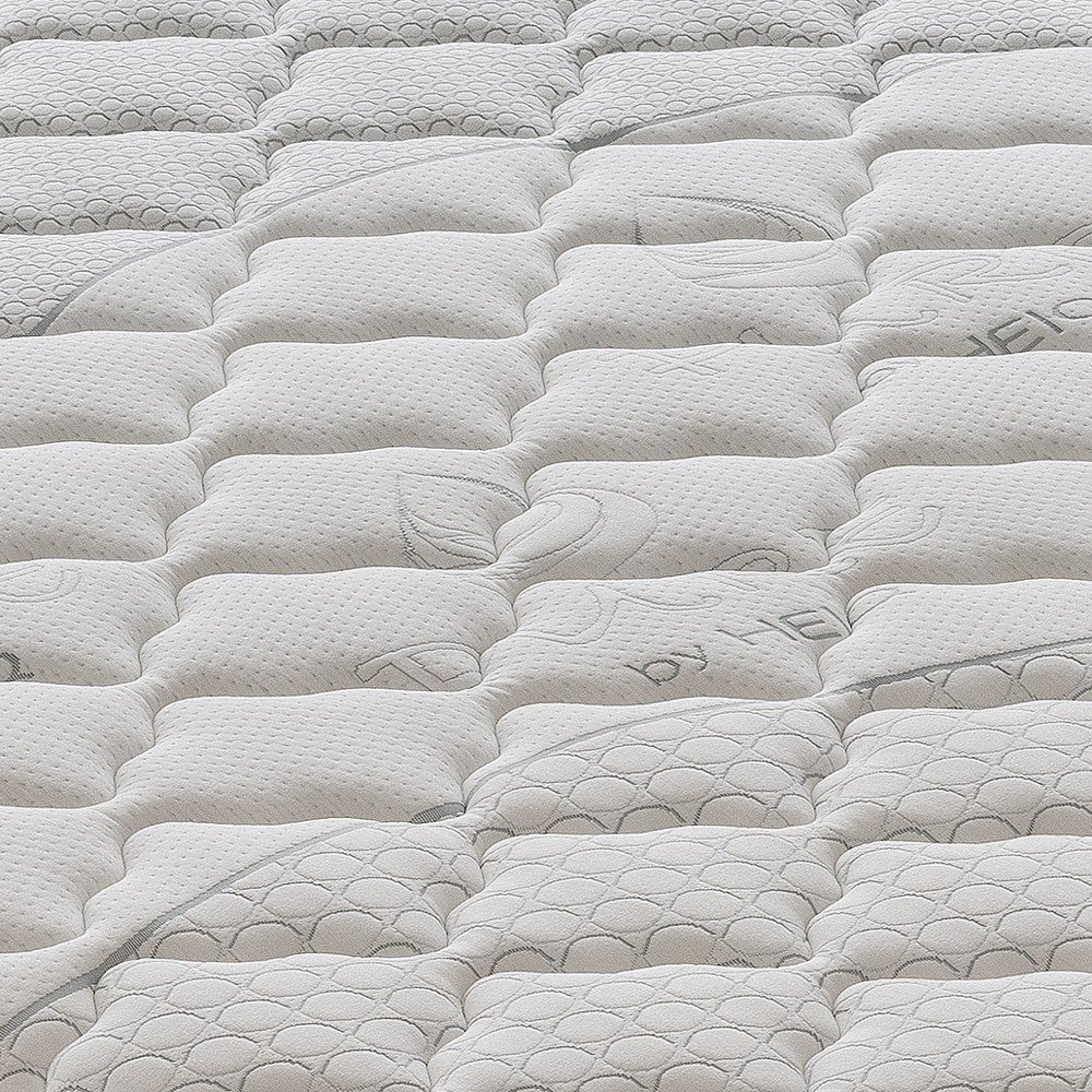 MaterassieDoghe - Matelas 150x200 à ressorts ensachés, mousse à mémoire de forme 5 cm, 1600 ressorts ensachés, 9 zones de confort - 4