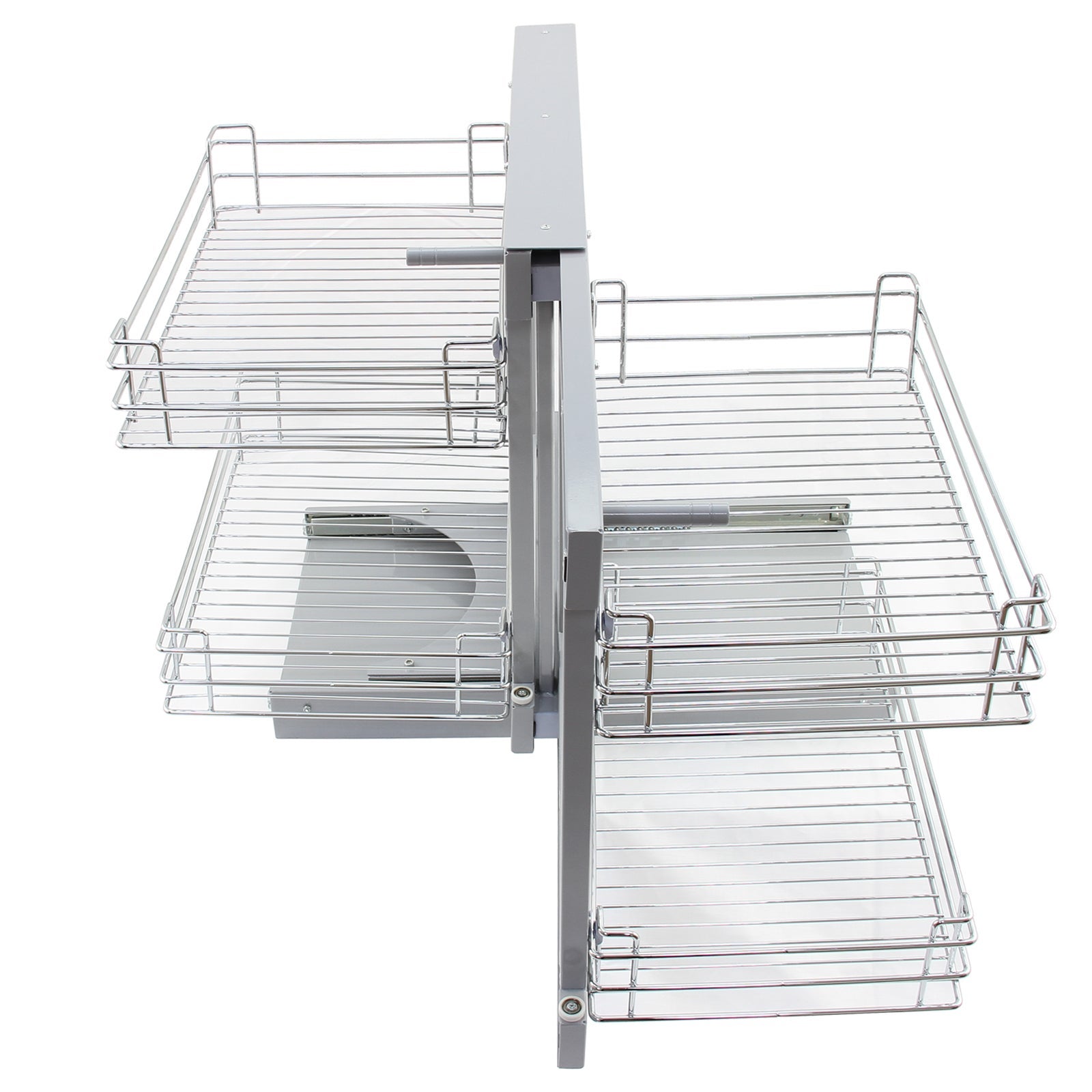 KuKoo – 6 Paniers Coulissants pour Placard ou Cabinet de Cuisine de 60cm. Tiroirs coulissants à