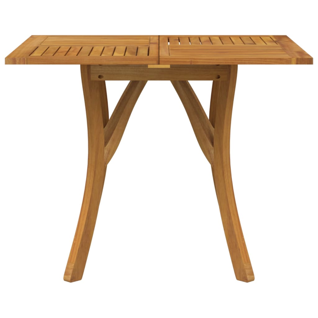 Table de jardin en bois d'acacia massif 85x85x75 cm - 3