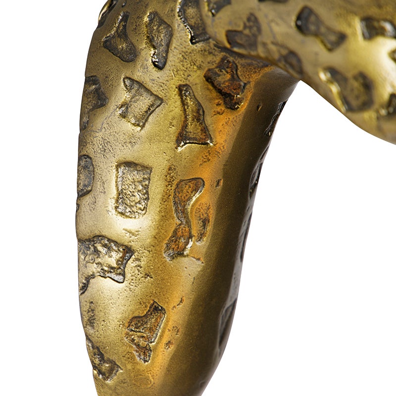 Qazqa art deco applique murale intelligente - Animal Giraf - laiton, ampoule led 4.9w, e27, dimmable, 14cm, idéal pour la salle - 7