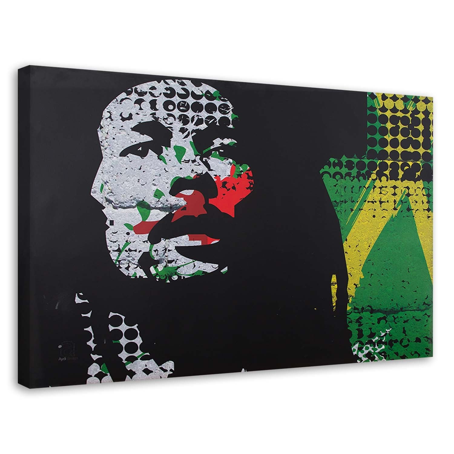 Obraz na płótnie, Bob Marley - portret 90x60