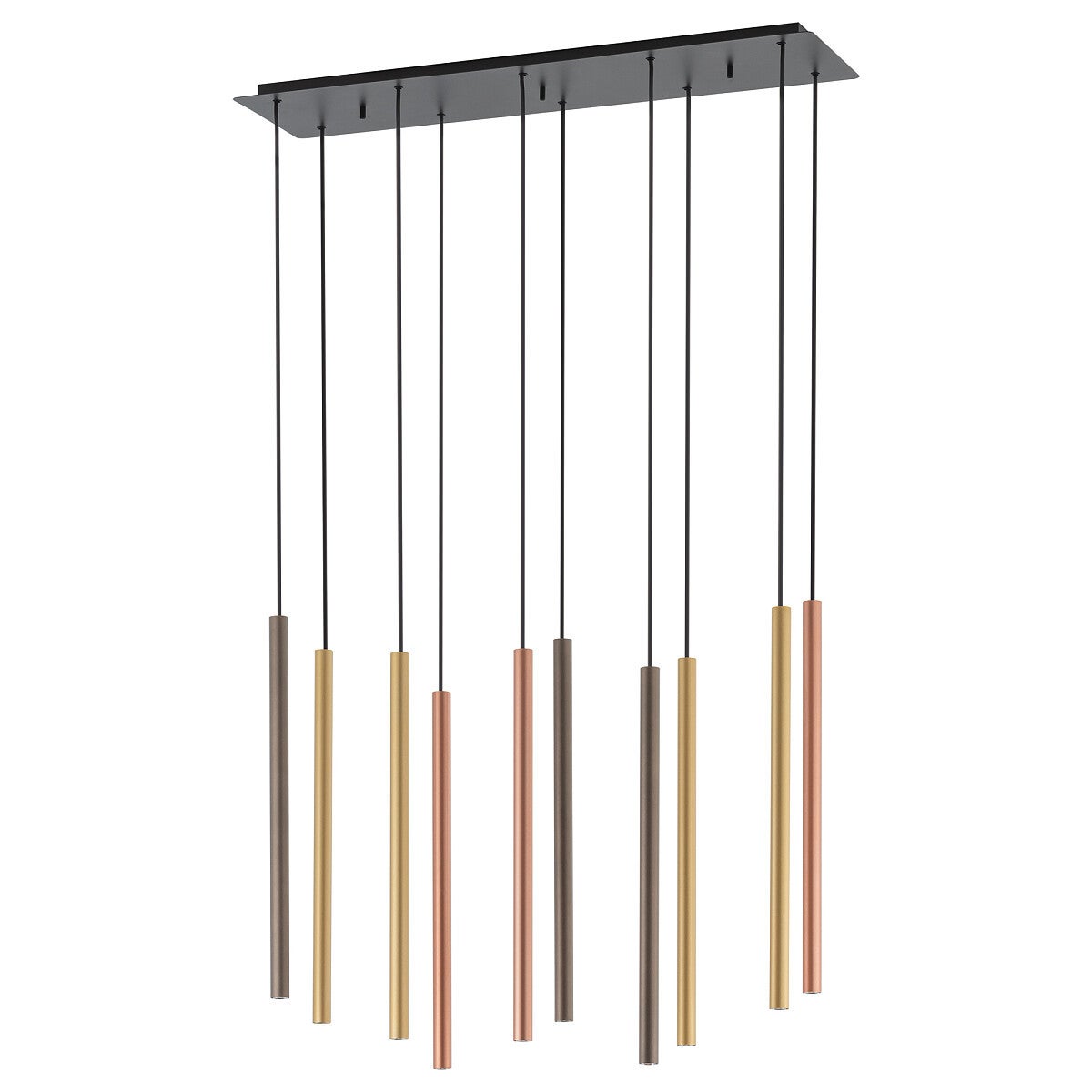 Lampa wisząca Laser multikolor 10xG9x10W wym: 130 x 79 x 20 cm metal Nowodvorski Lighting