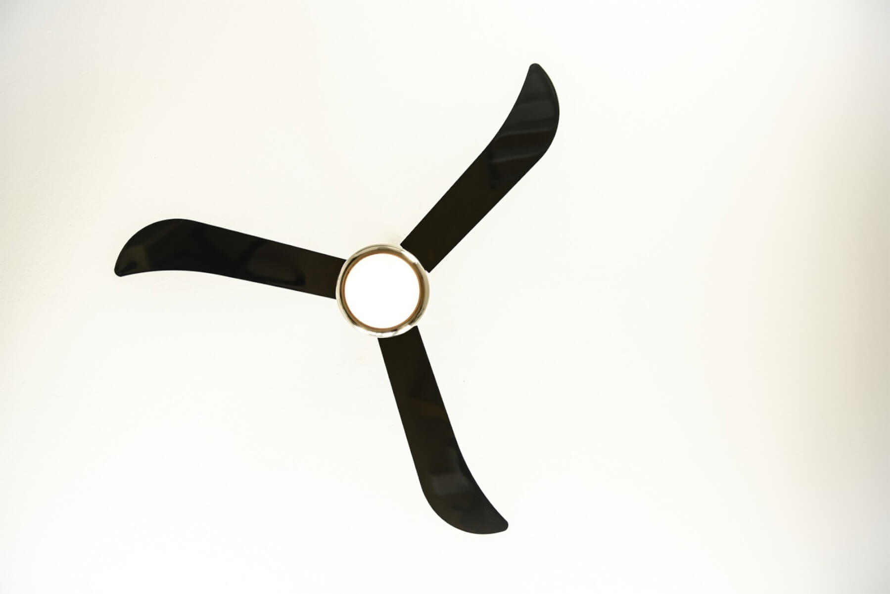 Ventilateur de plafond Loft Noir avec lumière - 5