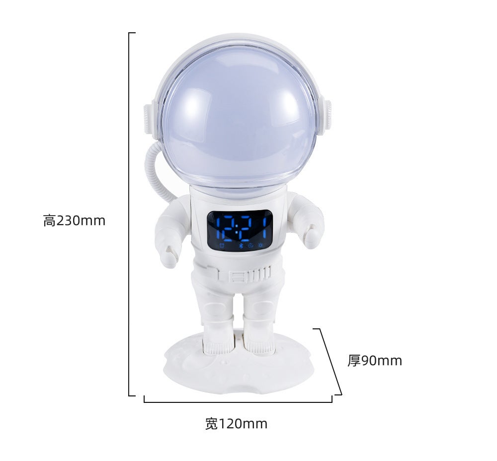 Réveil Enfant, Lampe de Réveil avec 7 Sonneries, 21 Sons Apaisants et Minuterie, Réveil Lumineux Enceinte Bluetooth, Lampe de Chevet Multicolore - 5