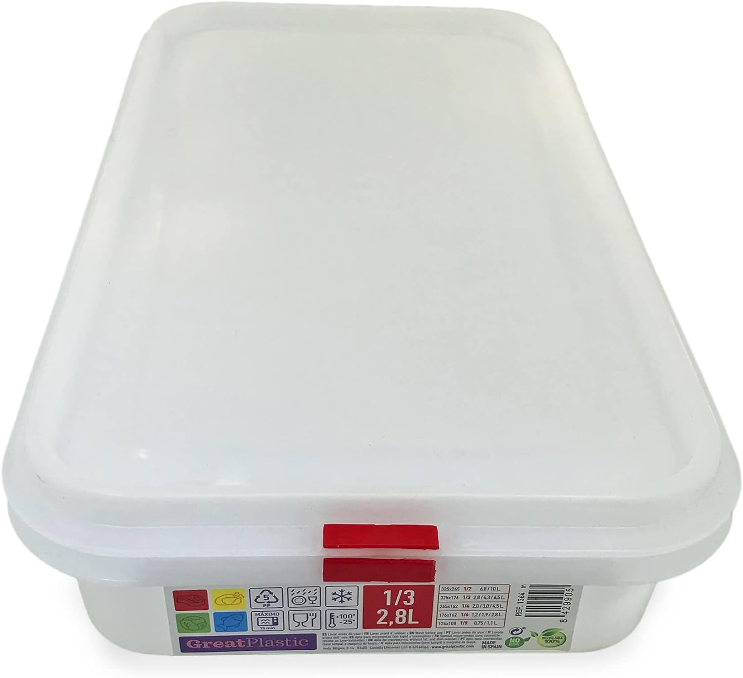 contenitore di plastica nel microonde