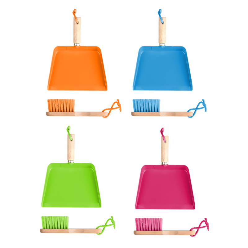 Pelle et balayette pour enfant - Rose - 5