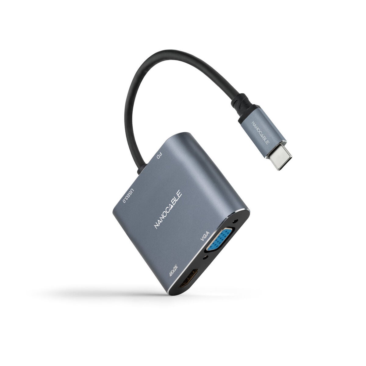 Câble DisplayPort Vers HDMI 10 Mètres - Noir - Support 4K Ultra HD - Marque Nanocable - 5