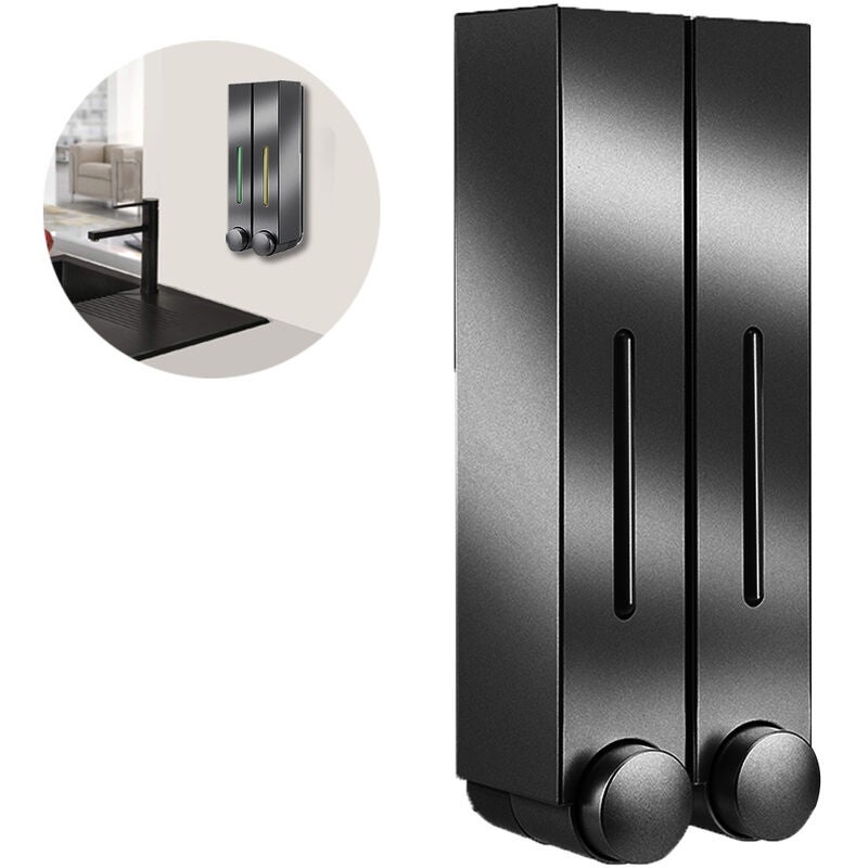 2 Pièces Porte Distributeur Savon Mural, Support Mural Pour Pompe À
