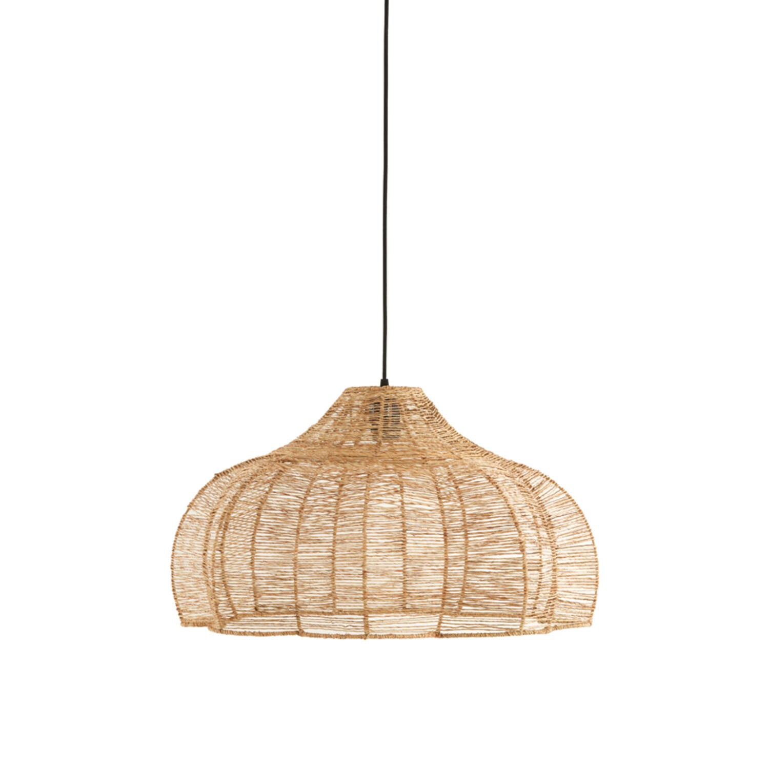 HOLIDYOYO Abat-jour En Corde De Paille Naturelle Boho - Suspension Plafond Légère Et Élégante