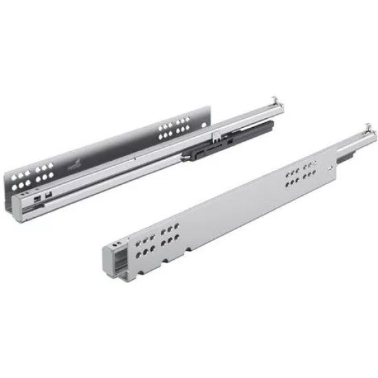 Paire de coulisses à billes KA 3434 HETTICH - Charge 20 kg - L.450 mm - Pour support clavier coulissant - 77803