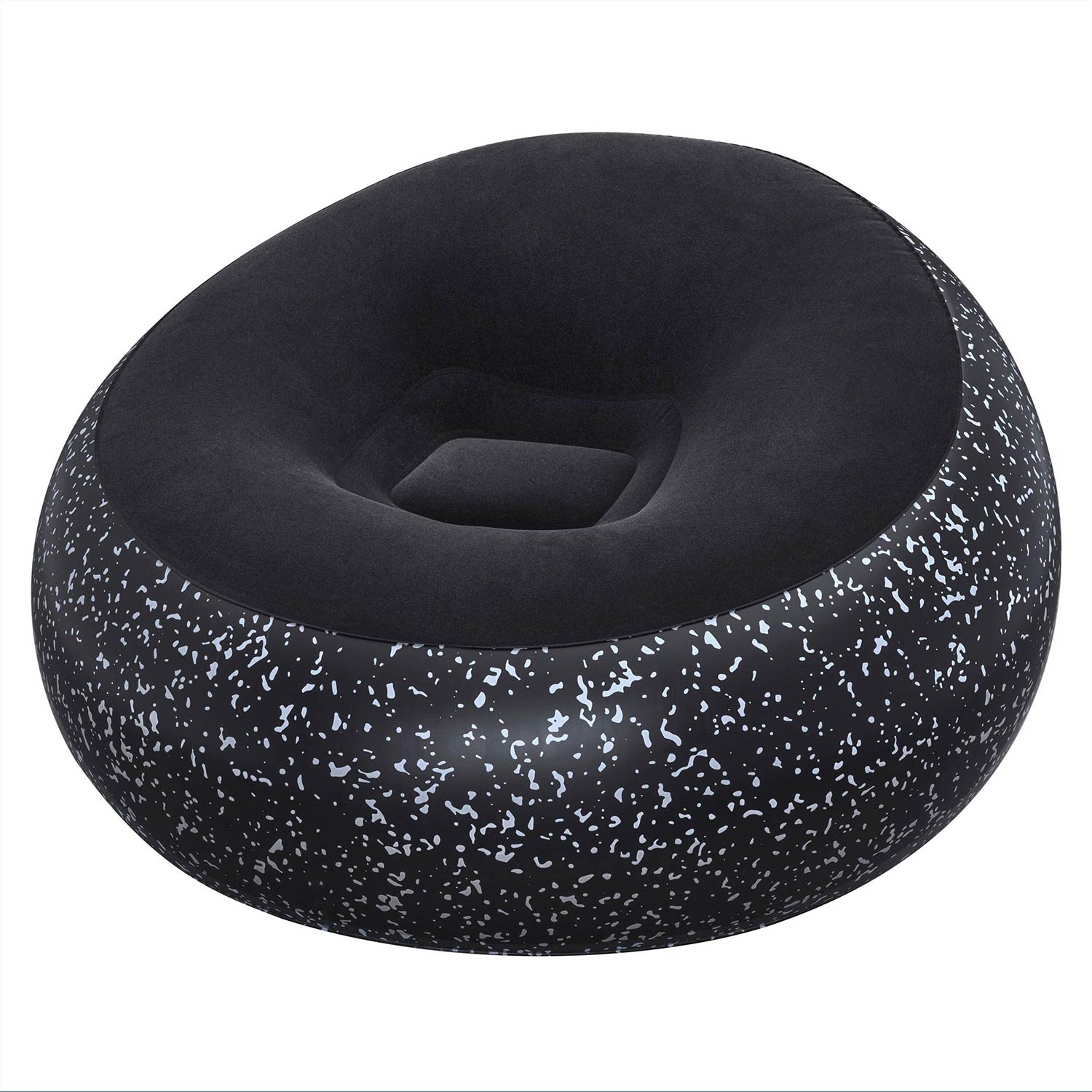 Fotel dmuchany Bestway 75153 pufa dmuchana materac do siedzenia czarny 112x112 cm - 2
