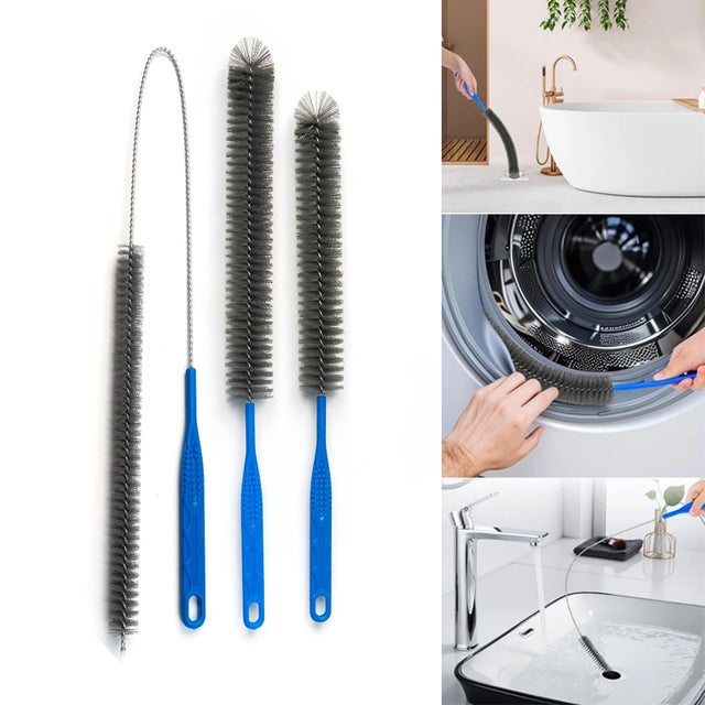 Brosse de nettoyage des canalisations,brosse de nettoyage des éviers,utilisée pour déboucher les canalisations,les salles de douche et les baignoires.