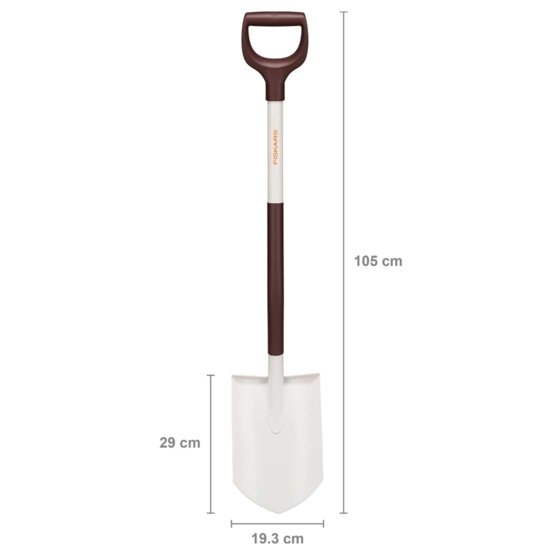 Fiskars 1067519 pala con borde en punta White - 8