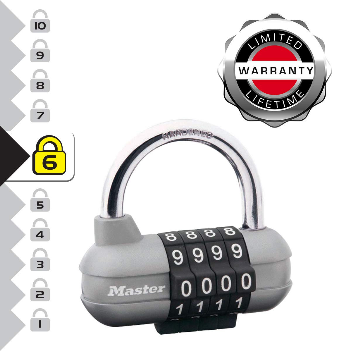 Cadenas à combinaison Master Lock 1520EURD - 5