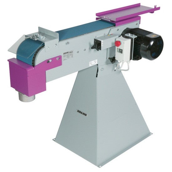 Ponceuse à bande SIDAMO BG753 ASP - 2200W TRI - Avec socle - 20105043