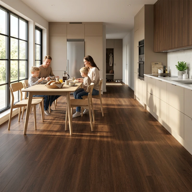 Arquiservi - Pavimento Vinílico Sintasol em Rolo 1x25m (25m²) para Quartos e Salas de Estar. Impermeável, flexível e antiderrapante. Cor Carvalho. - 6