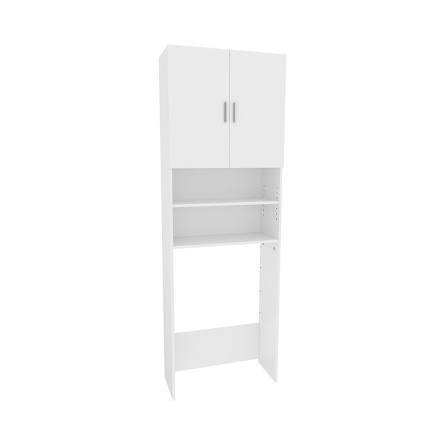 Vicco Mobile lavatrice Martha, Bianco, 64 x 190 cm con 2 ante corte