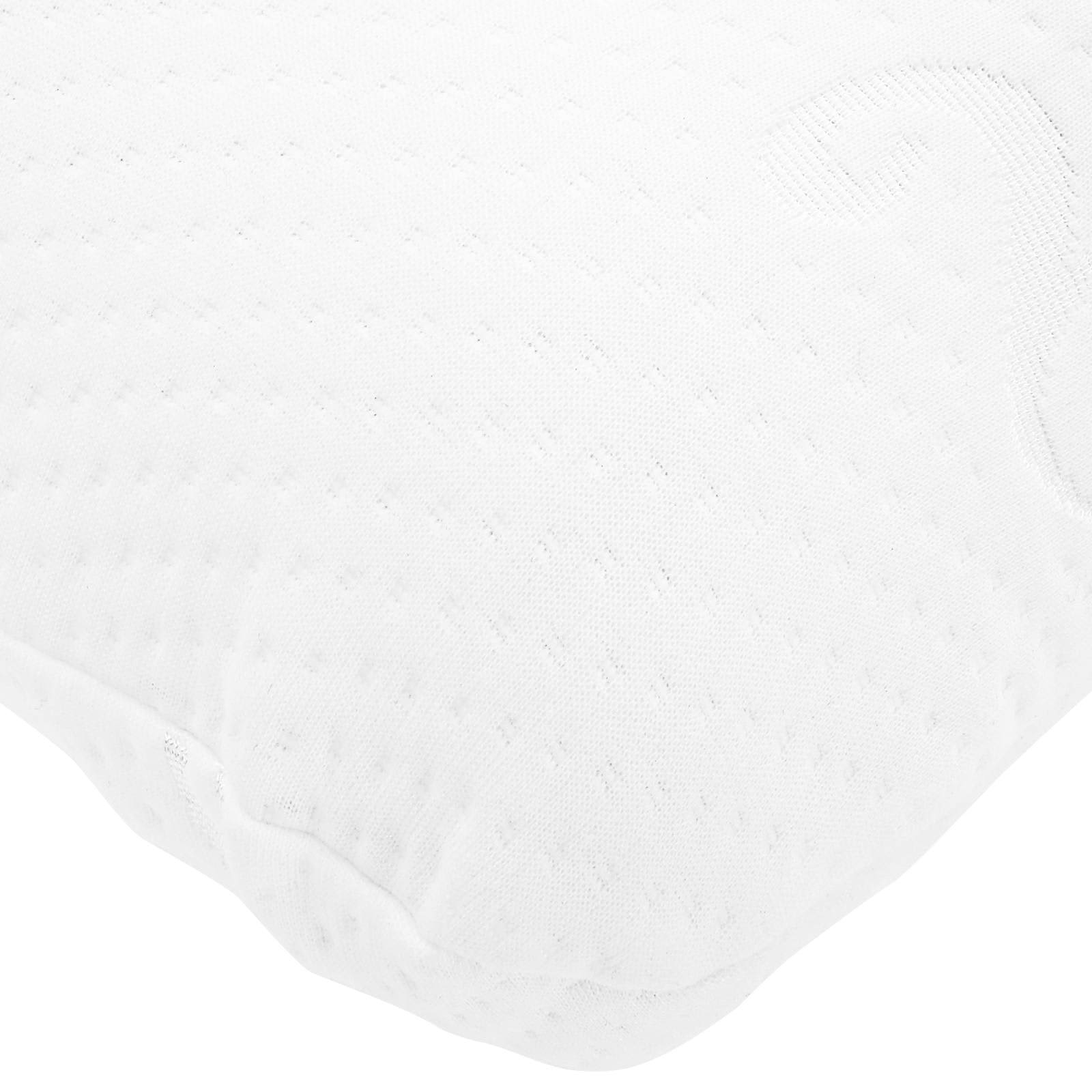 Coussin de sommeil moyen blanc, 60 x 40 x 13 cm - 7