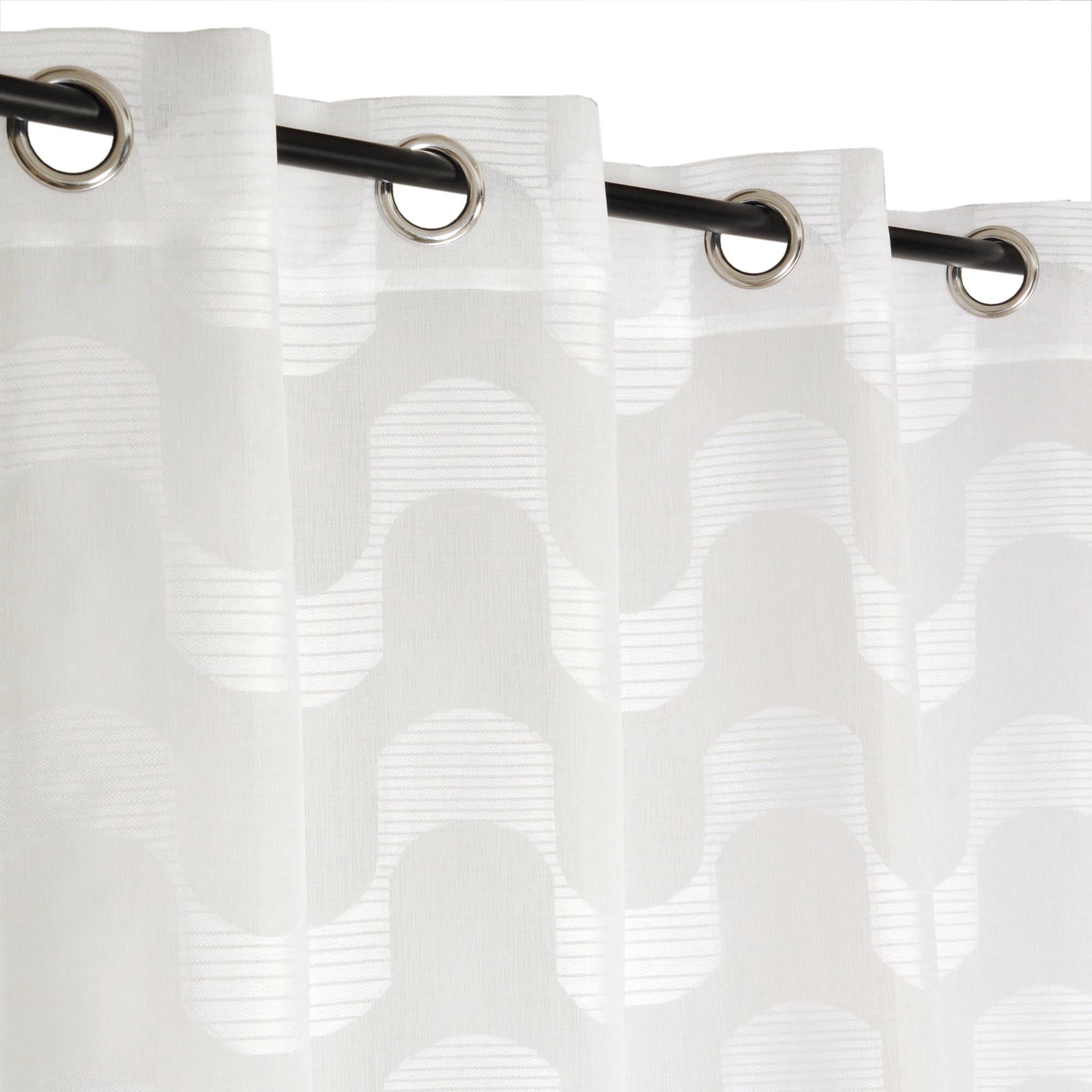 Rideaux Faux Soie écarlate - Dimensions 65 X 54 Cm, Tête à œillets, Prêt à Poser, Doublés Luxe - Neuf