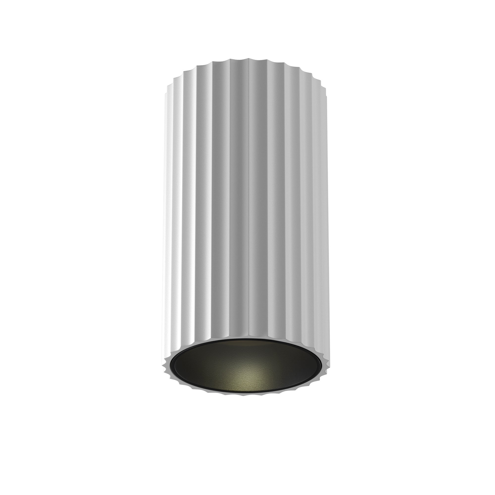 Plafon Calipso Biały Aluminium IP20 GU10 10W nowoczesny design do wnętrz, kuchni, sypialni
