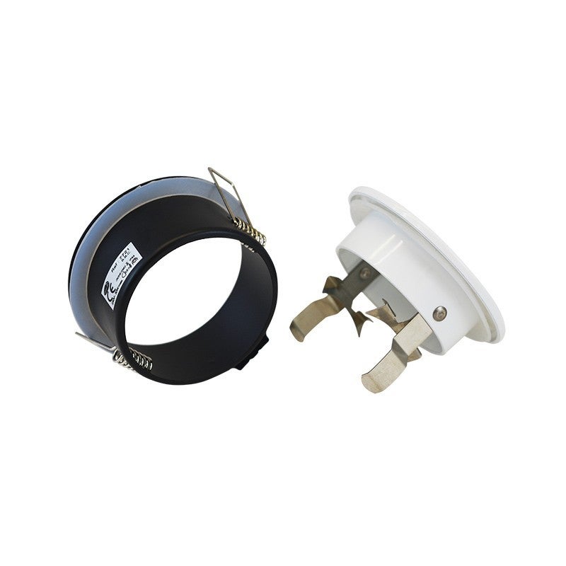 Support Spot BBC Rond - Étanche IP65 - Ø83mm - Blanc - Aluminium - 4