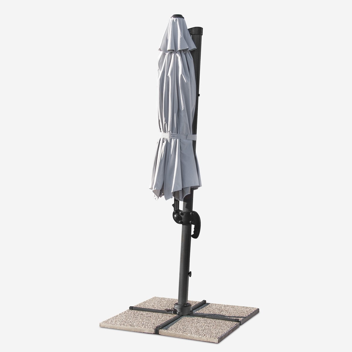 Parasol de jardin déporté 3 mètres en aluminium Paradise - 5