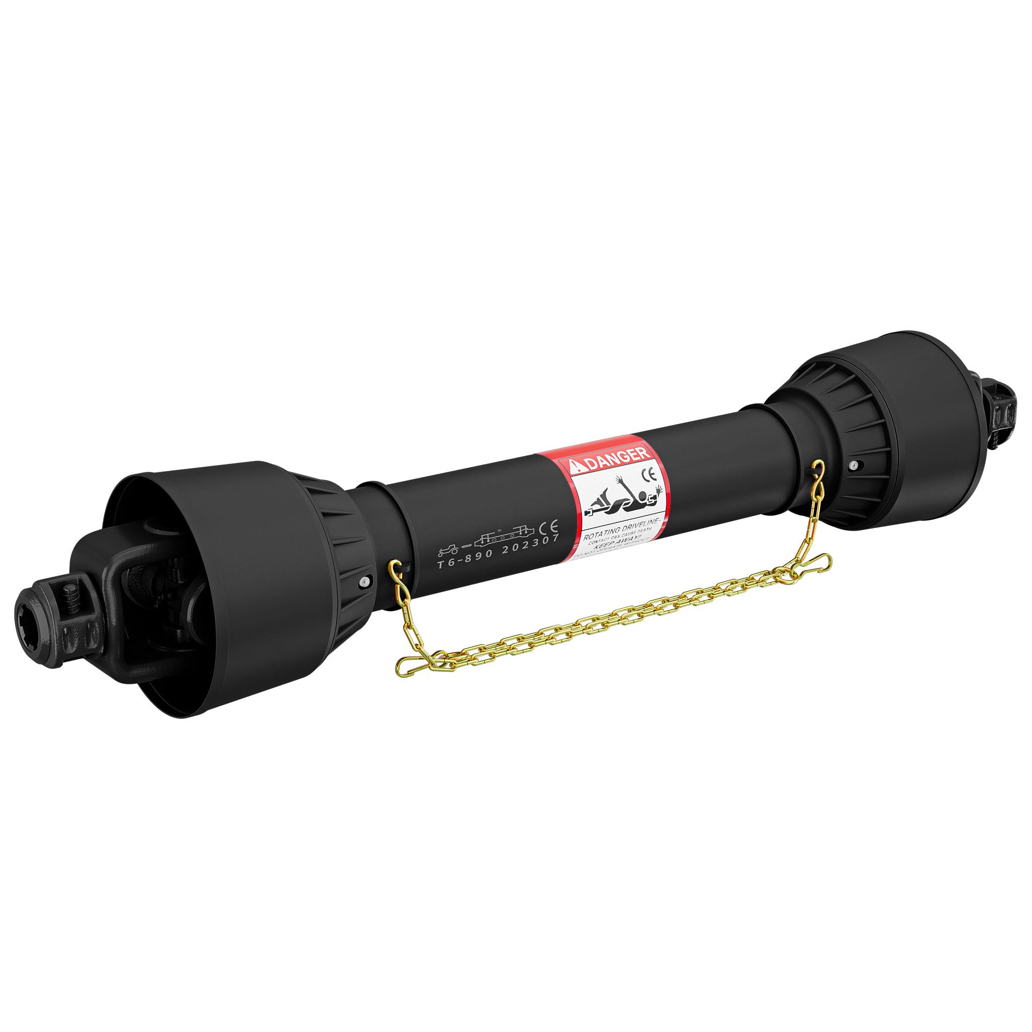 Albero cardanico T6 giunto 979mm 830Nm 540rpm, 74kW (100CV), 2x 1 3/8