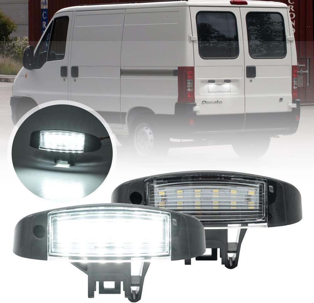 Lampki LED tablicy rejestracyjnej do Fiat Ducato Peug eot Boxer Citr oen Jumpy do Peug eot Expert Fiat Scudo LED lampki tablicy rejestracyjnej