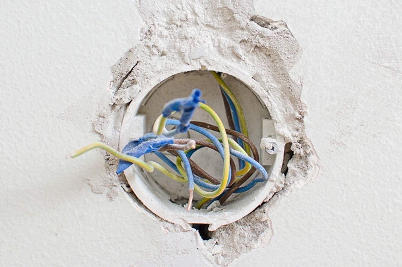 TECNO PLÂTRE RAPIDE de Tecno Prodist - Enduit à prise rapide - Pour la fixation de cadres, règles, boîtes et tubes électriques - Blanc - 5 Kg - 2