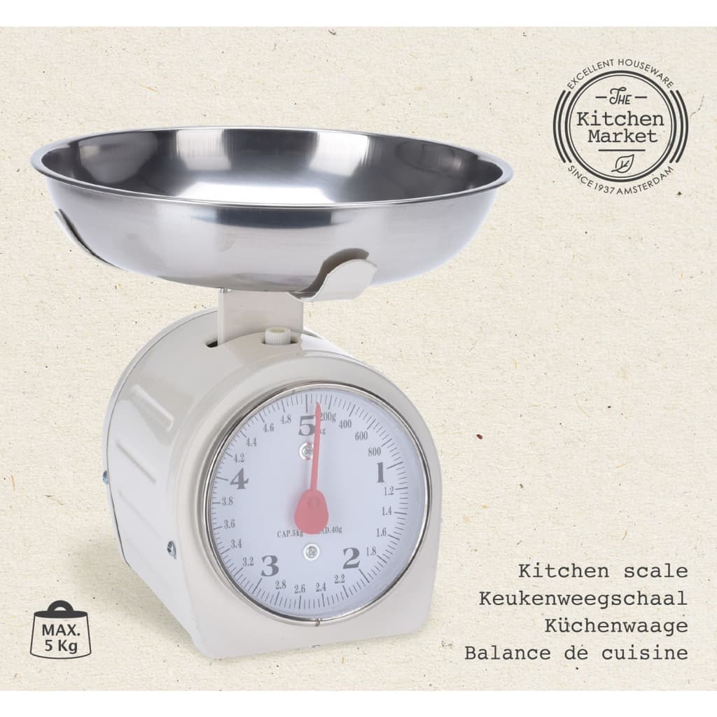 Bilancia Da Cucina Borella Alessia 5kg - Meccanica In Alluminio, Colori Assortiti - Foto 8