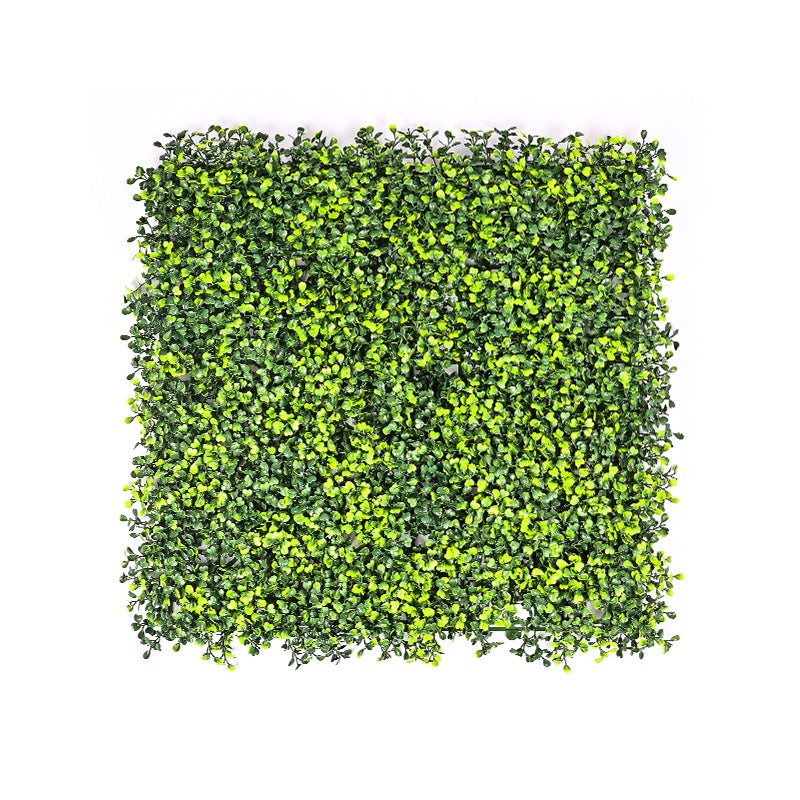 Sztuczny żywopłot 50 cm x 50 cm, ochrona i prywatność dla ogrodu, tło ścienne z syntetycznej trawy, ochrona UV (1 sztuka)