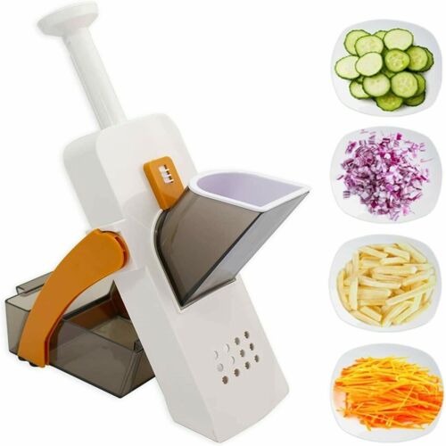 Affettatrice Verdure Manuale A Mandolina Con Proteggidita - In Acciaio Inox, BPA Free, Made In Italy - Foto 11