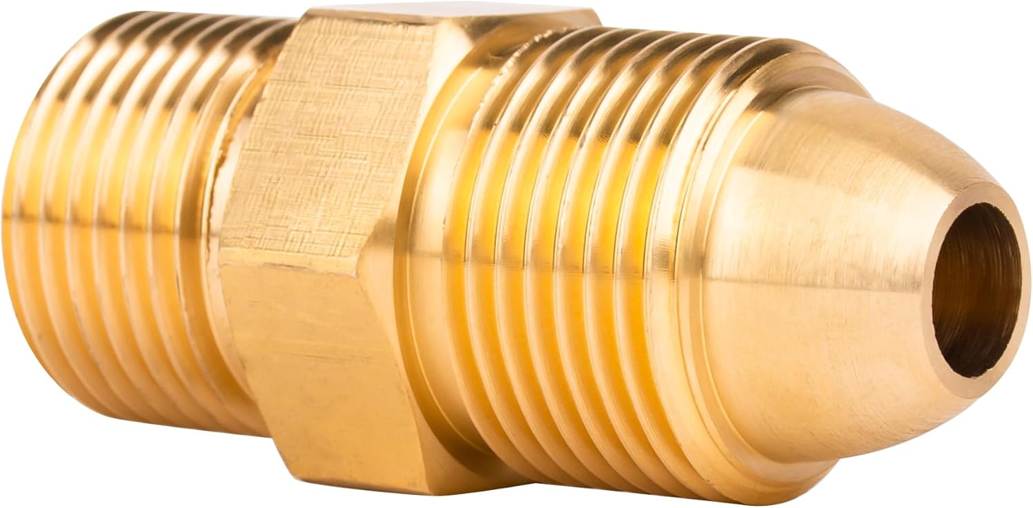 Adaptateur De Recharge Pour Bouteille De Plongée – Entrée G5/8, Sortie Rapide 8 Mm, Aluminium, 136,5x62x24 Mm, 0,24 Kg