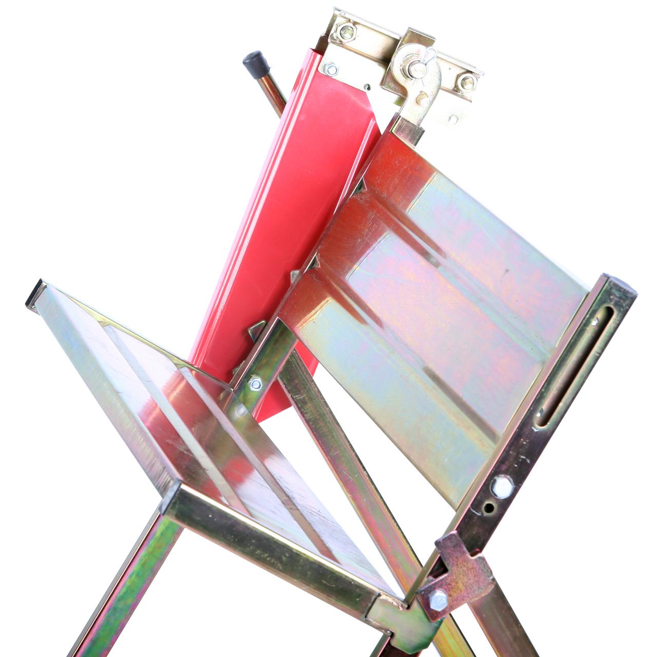 Chevalet de sciage tronçonneuse - FX-SH1.0 FUXTEC - acier galvanisé, avec porte-scie, pour couper le bois - 4