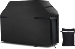 Copertura Per Barbecue A Gas Resistente, Antistrappo, UV E Impermeabile 145 X 61 X 117 Cm Nero 91274970