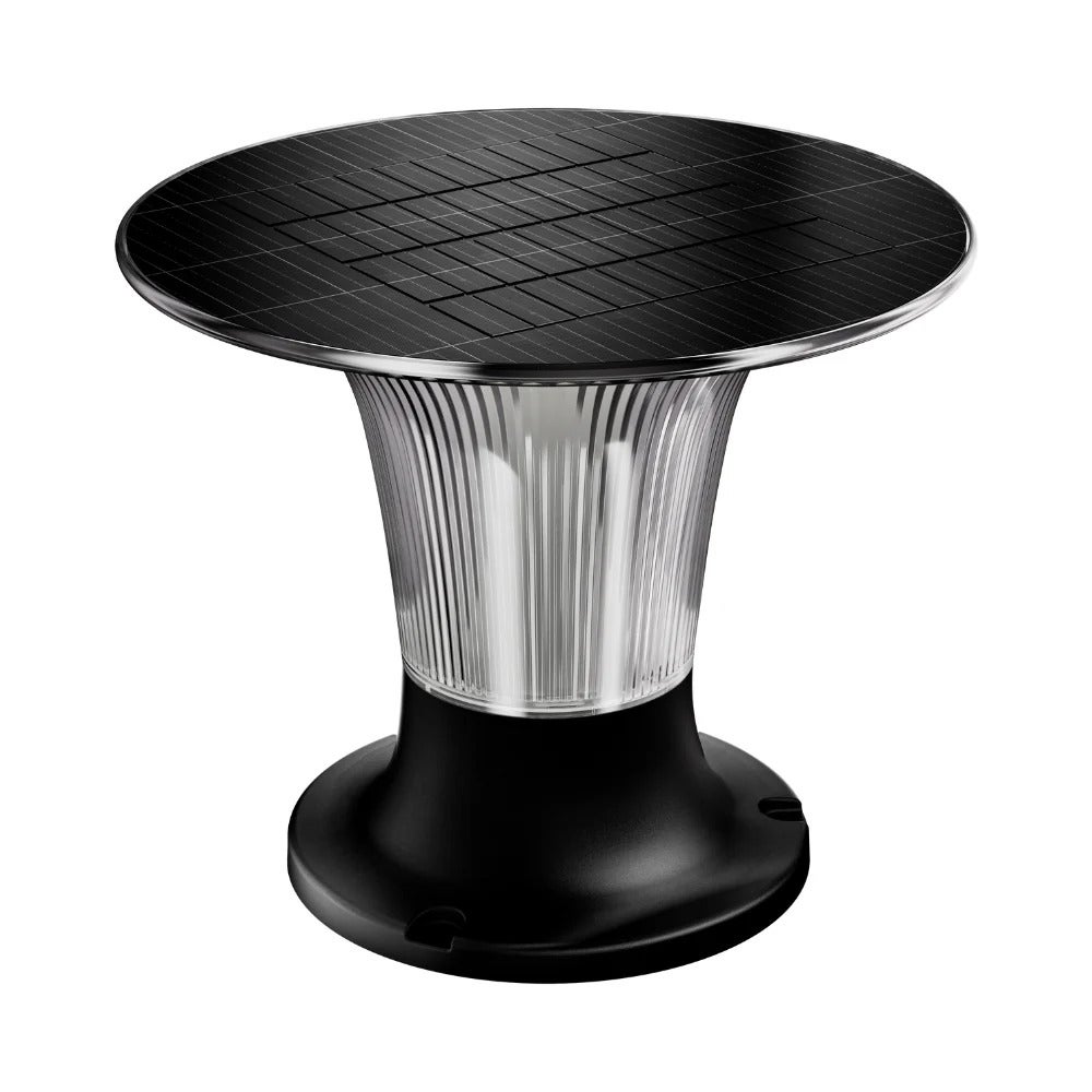 Borne Solaire Extérieur 360º avec détecteur crépusculaire, 10W 900LM — free download