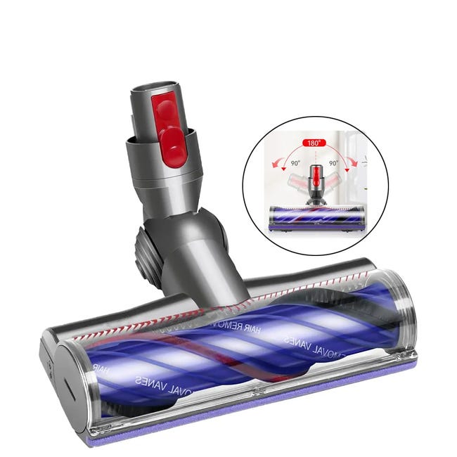Brosse motorisée 225mm compatible avec Dyson V7 V8 V10 V11