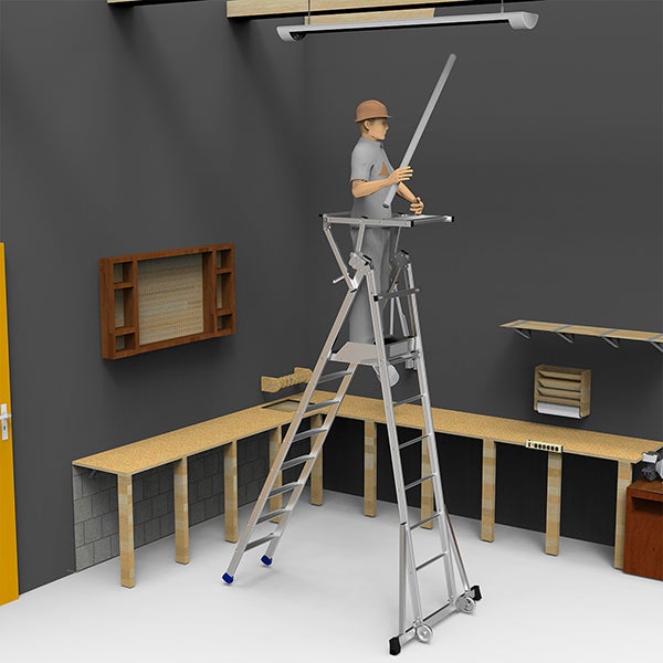 PIRL 6 marches - Hauteur max. de travail 3.50m - PIRL6RM - 4