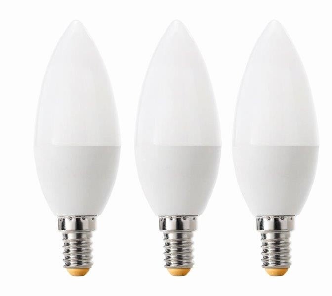 SUNSEED 10x Lampadina E14 Filamento LED Satinata 4W Candela C35 470 Lm Luce Naturale 4000K