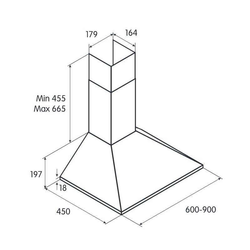 Turboair Certosa IX/A/60/PB Montée au mur Acier inoxydable 368 m³/h - 6