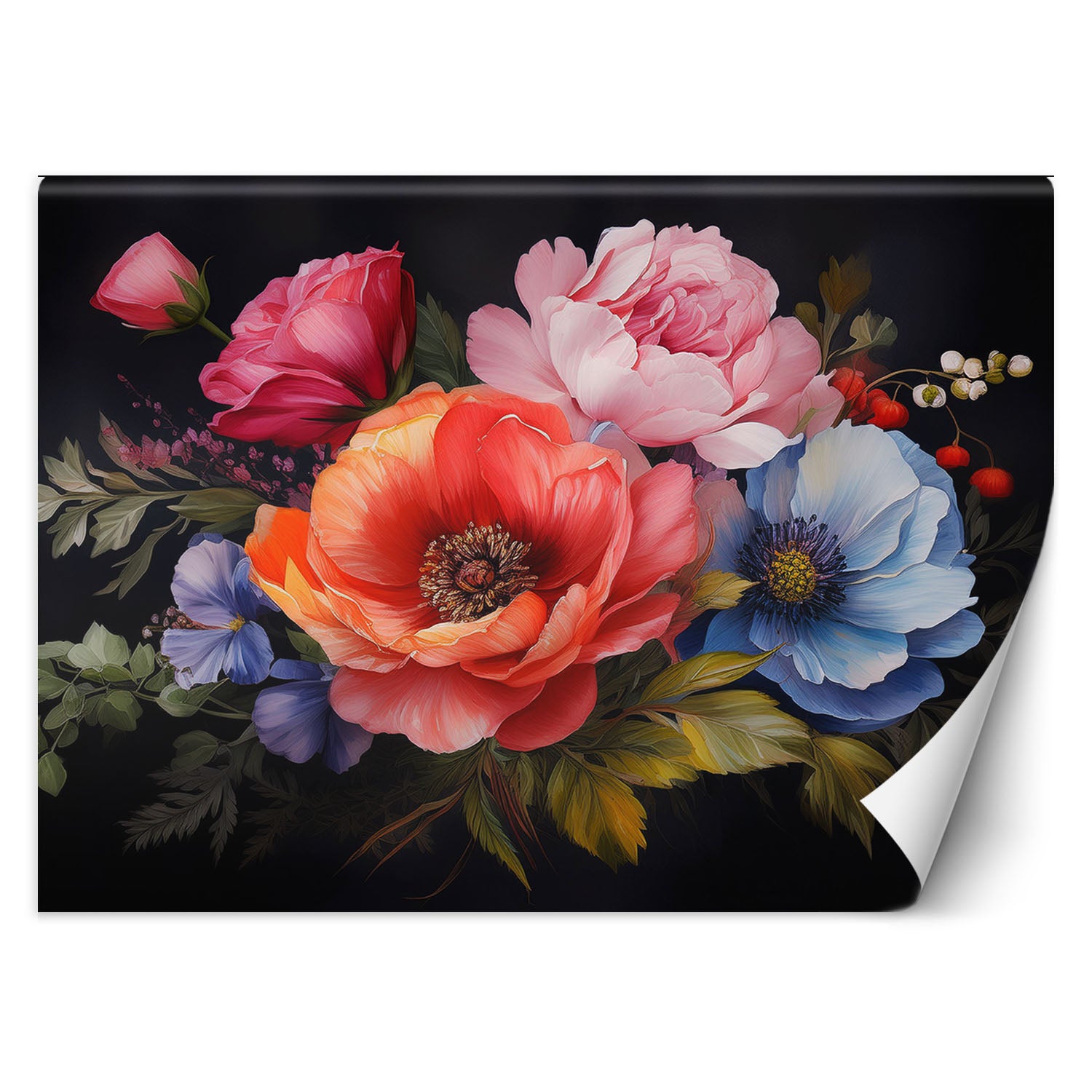 Fototapeta, Kolorowe kwiaty 350x245