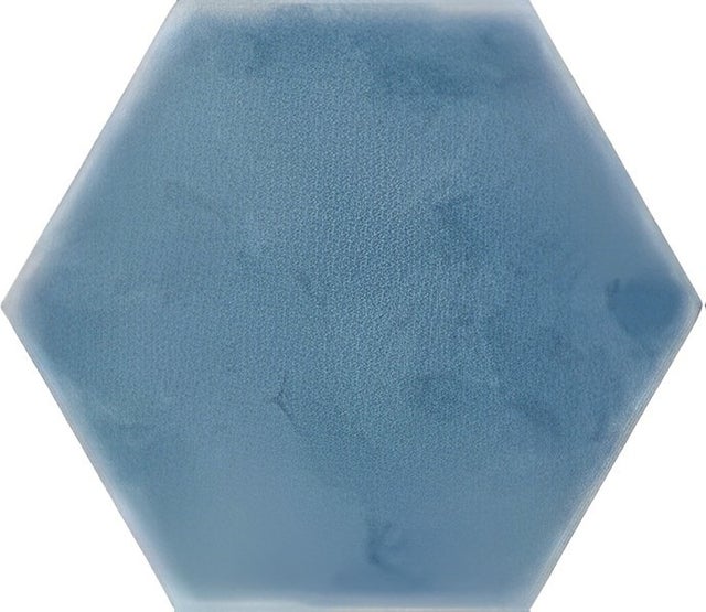 Carrelage hexagonal Nordic bleu 15x17 cm