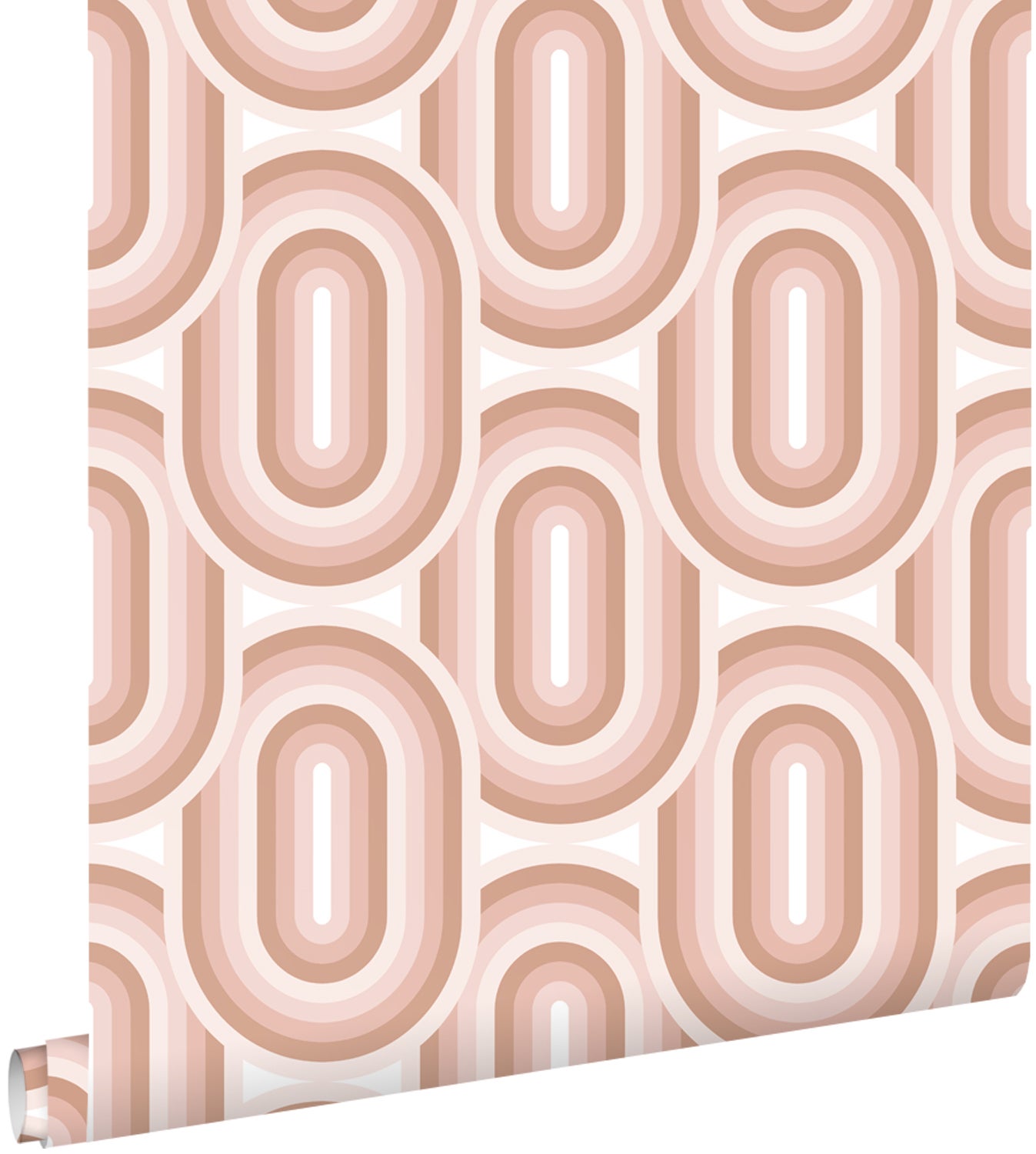 Tapeta ozdoby retro delikatnego różu - 53 cm x 10.05 m - ESTAHOME