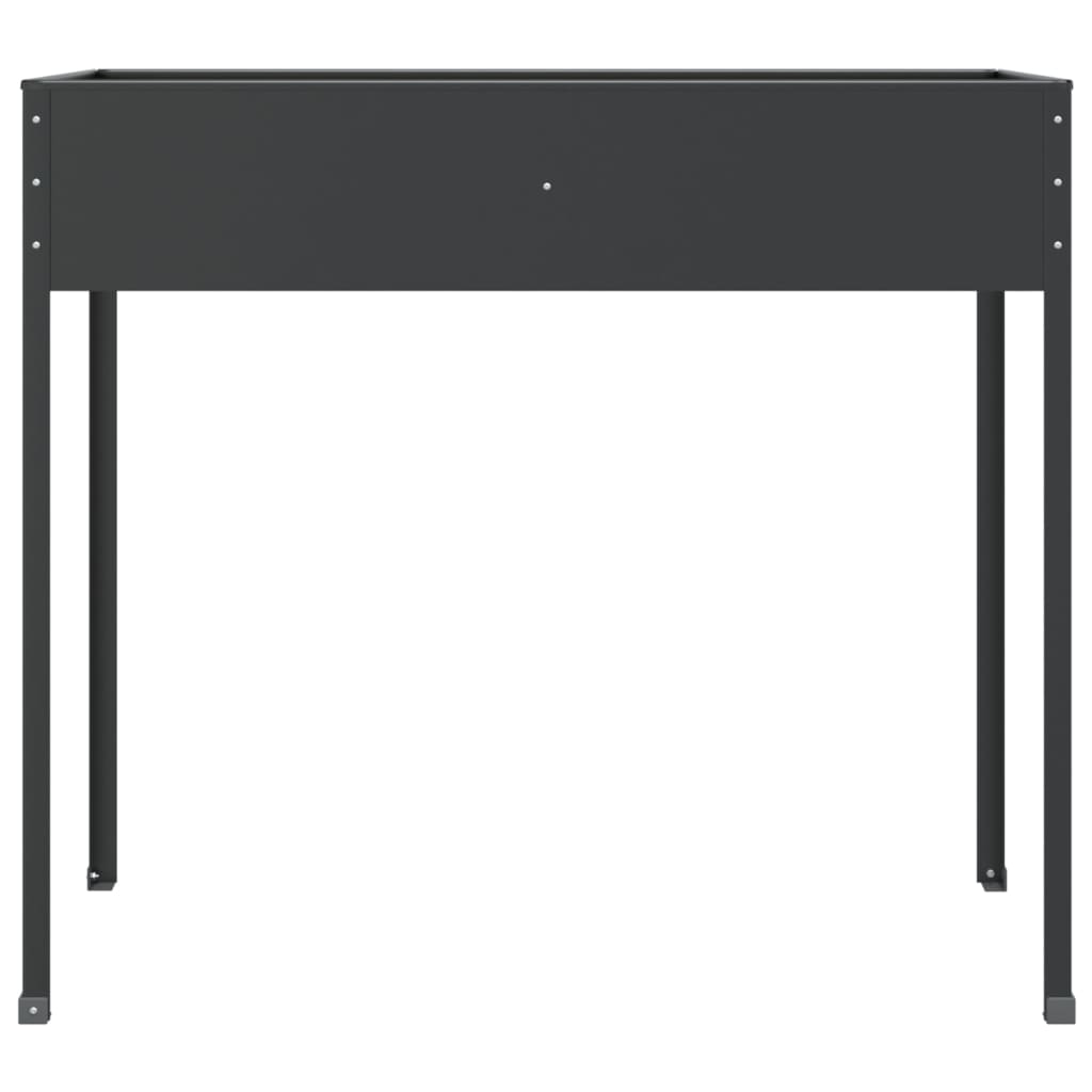 Maison Exclusive - Fioriere da Giardino 2 pz Antracite Acciaio Zincato - 6