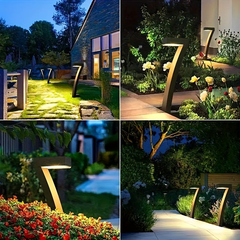 Lot de 7 lampes solaires LED d'extérieur - Lot de 4, étanchéité IP65, lampadaire de jardin 0,45 W, idéal pour les allées, les patios et les allées - 8