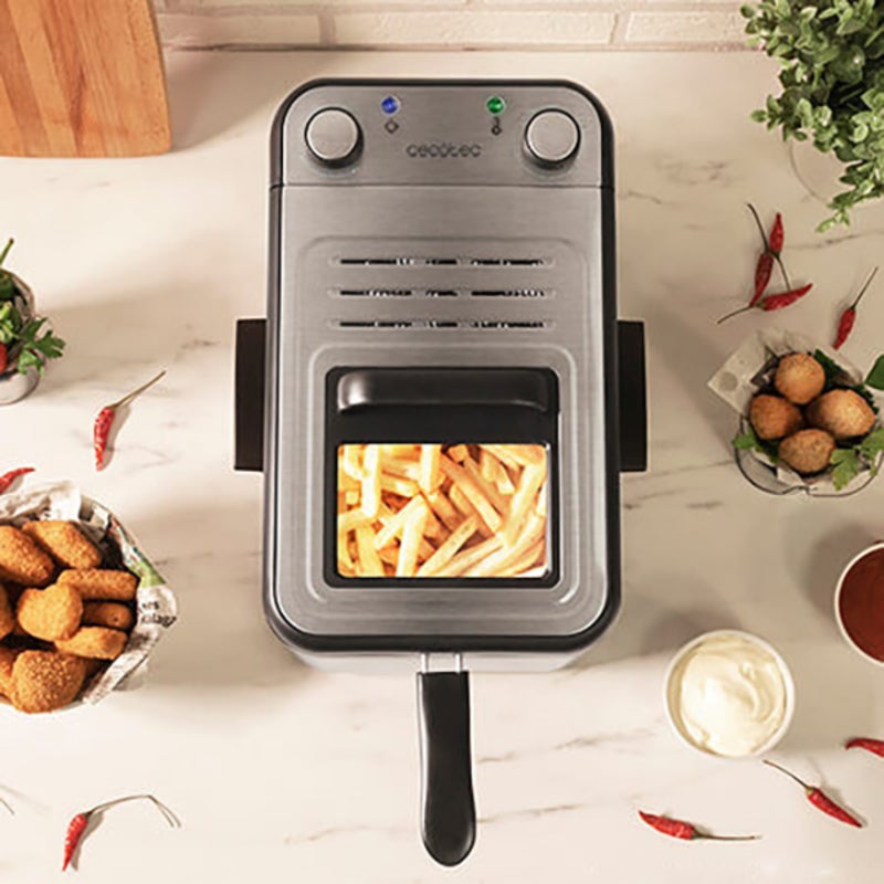 Cecotec Freidora Cleanfry Infinity 3000 3 L 2400W Acero Inoxidable Acero Inoxidable, Leroy Merlin