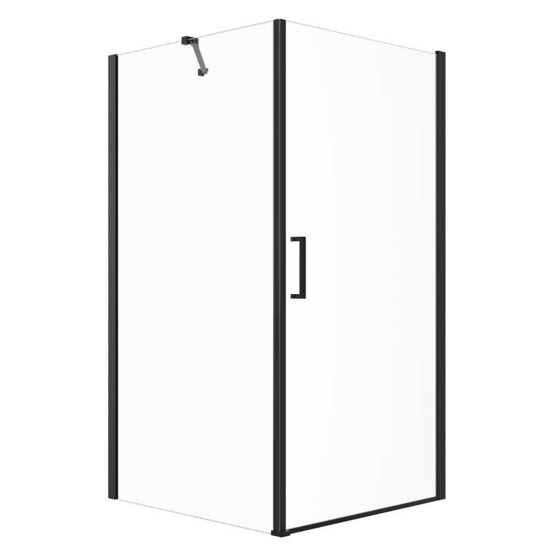 Kabina prysznicowa CEDRUS kwadratowa 100x100cm czarna SEVANTE