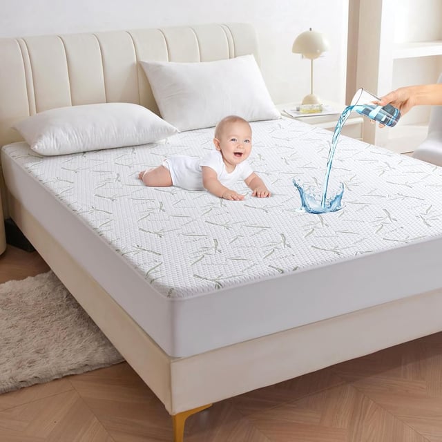 Housse de Matelas Anti-Fuite 90X200X30 cm - Tissu 3D Doux et Respirant - Protection pour Lit Bébé, Changer Couche et Adulte - Lavable en Machine