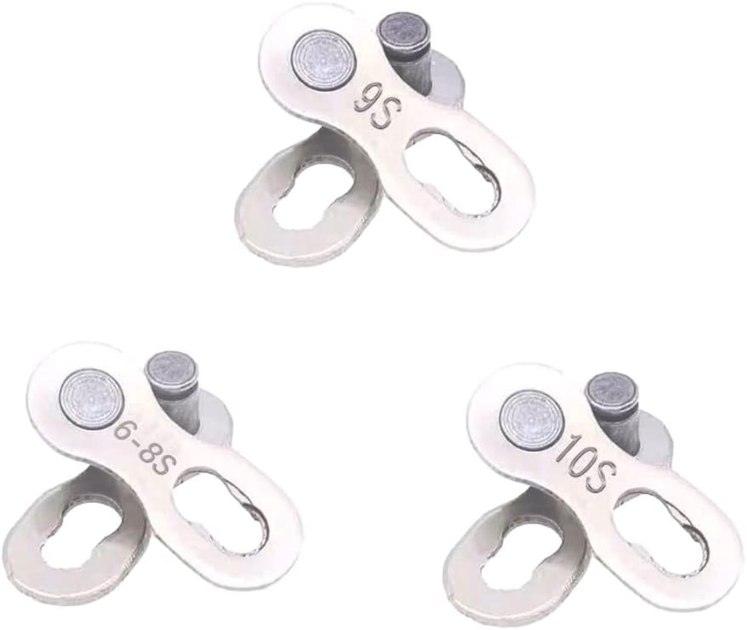 3 Pcs Maillons De Chaîne De Vélo, Connecteur De Chaîne Bicyclette, De